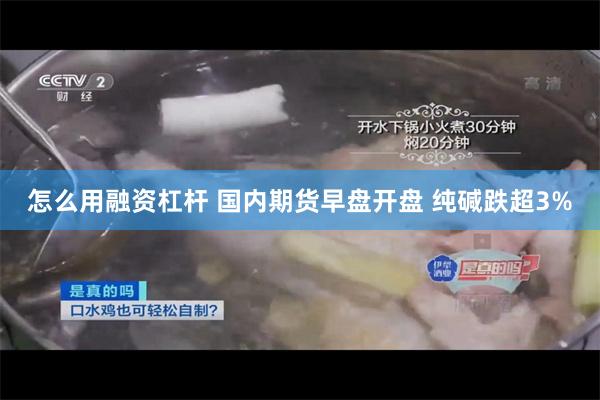 怎么用融资杠杆 国内期货早盘开盘 纯碱跌超3%