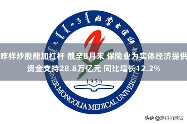 咋样炒股能加杠杆 截至8月末 保险业为实体经济提供资金支持28.8万亿元 同比增长12.2%